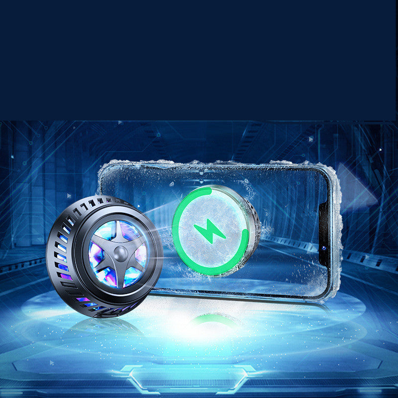 Compatible with Apple , Hot Mobile Phone Radiator Cooler Is Suitable For Apple 12 Refrigeration Small Fan Liquid Cooling